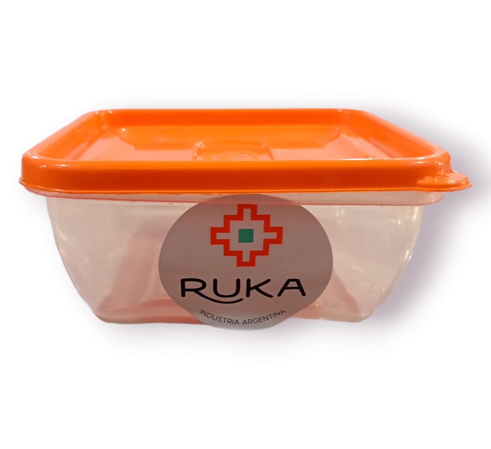TUPPER HERMETICO CUADRADO 630ML PLASTICO