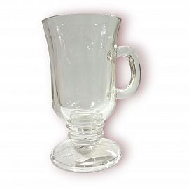TAZA/JARRO CAPUCHINO VIDRIO  230C.C.