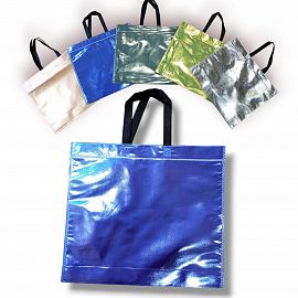 BOLSA ECOLOGICA METALIZADA CON MANIJA 45X40CM