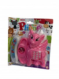TELEFONO INFANTIL CON FORMITA A PILAS