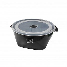TUPPER CONTENEDOR 4LTS C/TAPA NEGRO